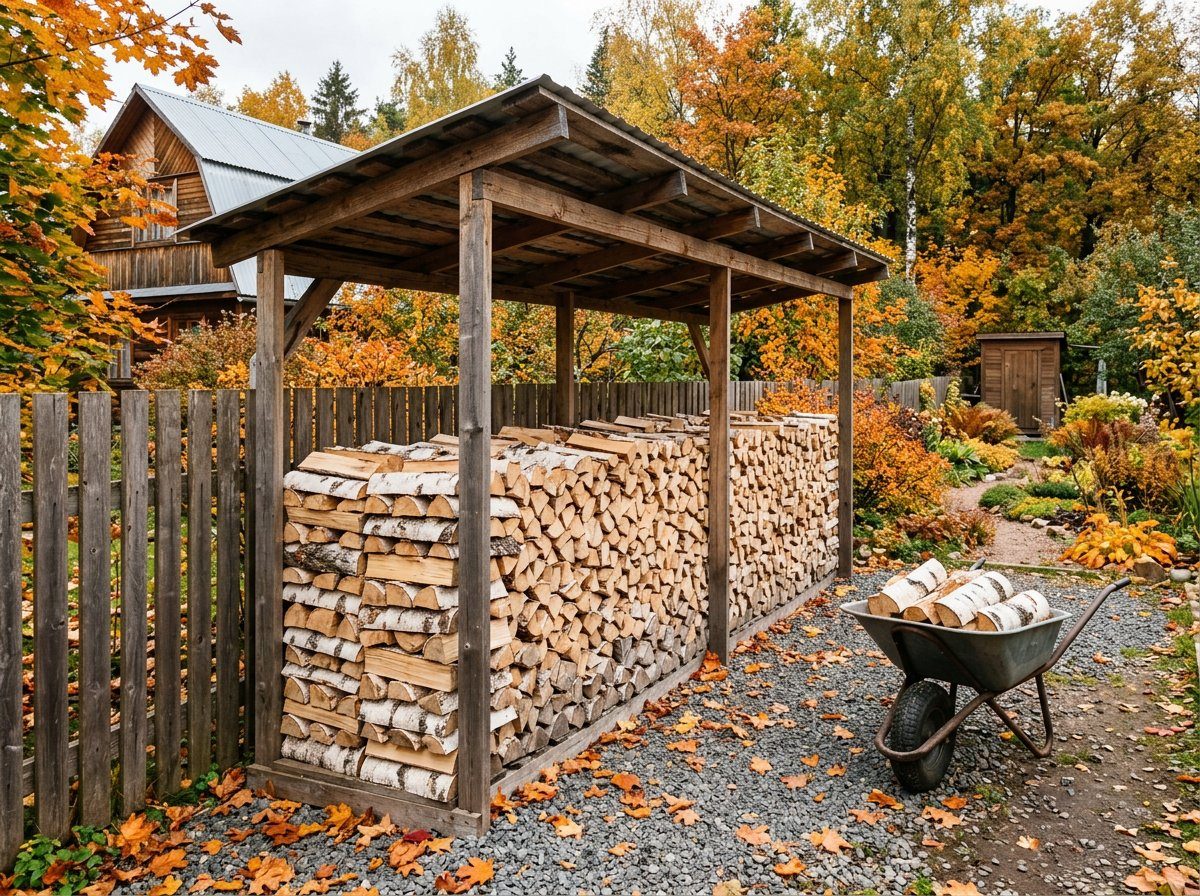 Дровник под ключ — 3 м³ — Омск, мкр «Тополиная», 14